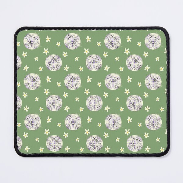 Item preview, Pastel Green Disco Ball Daisy Pattern designed and sold by MoonwillowArt.