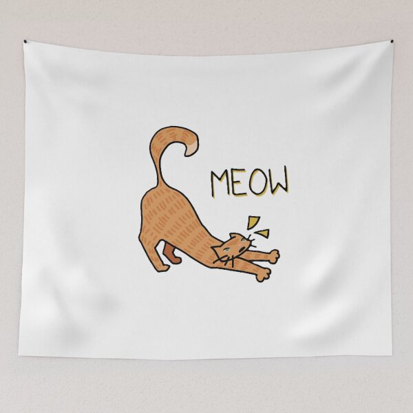 Item preview, Orange Cat Stretching designed and sold by itz-hazza.