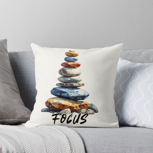 Item preview, Balancing stones in watercolor, focus designed and sold by LiskoDesign.