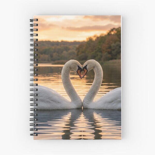 Item preview, Swans in love on a lake designed and sold by Malisa345.