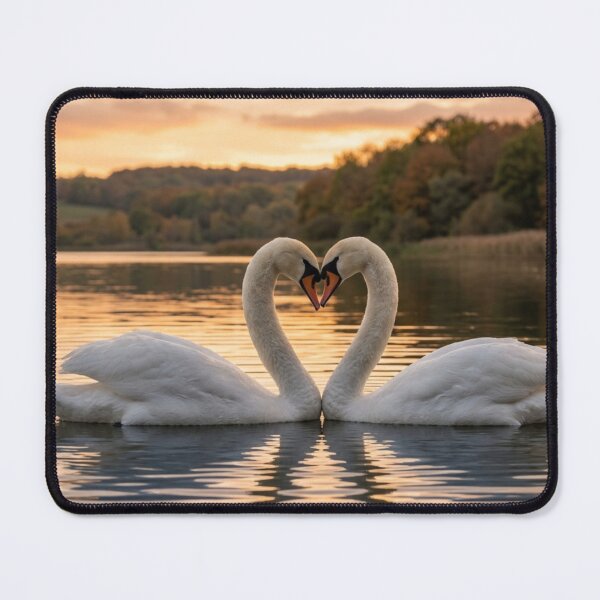 Item preview, Swans in love on a lake designed and sold by Malisa345.