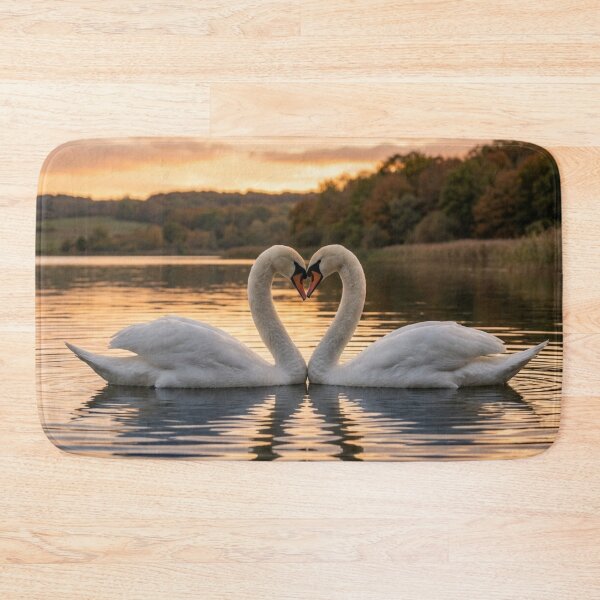 Item preview, Swans in love on a lake designed and sold by Malisa345.