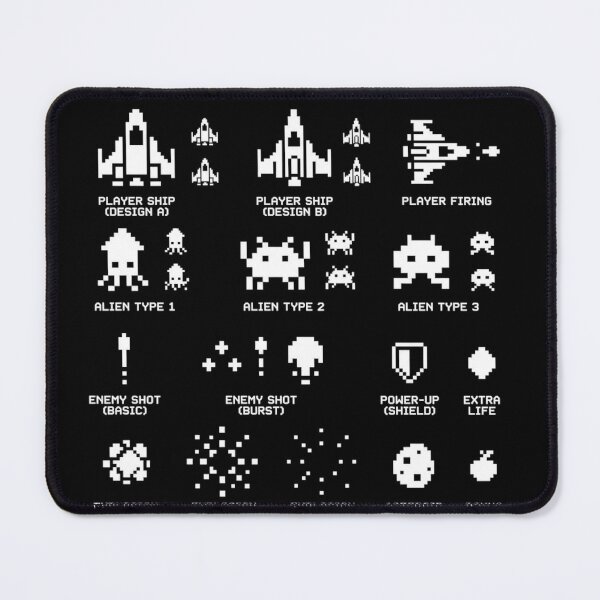 Item preview, 8-Bit Arcade Sprite Sheet – Retro Game Concept Design designed and sold by PLUSHIWORLDtm.