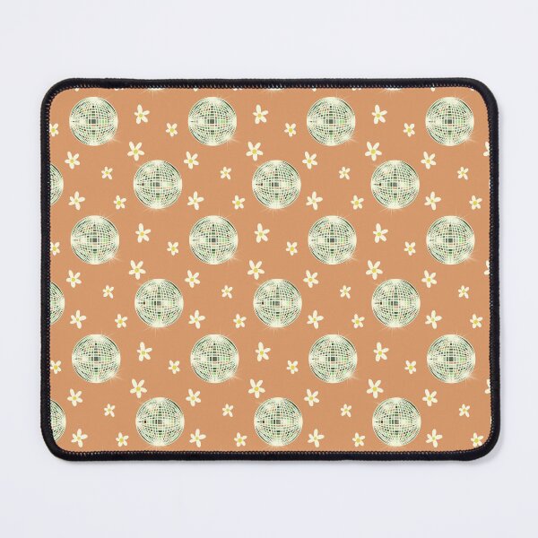 Item preview, Pastel Orange Disco Ball Daisy Pattern designed and sold by MoonwillowArt.