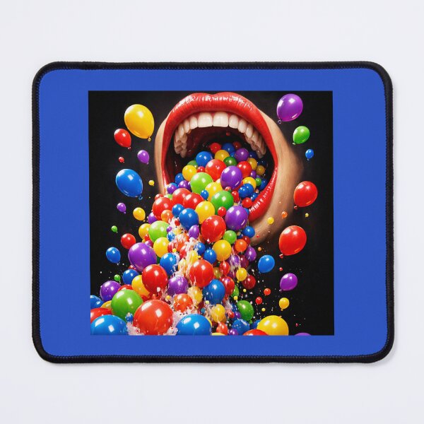 Item preview, Balloons in mouth designed and sold by Kari's shop.