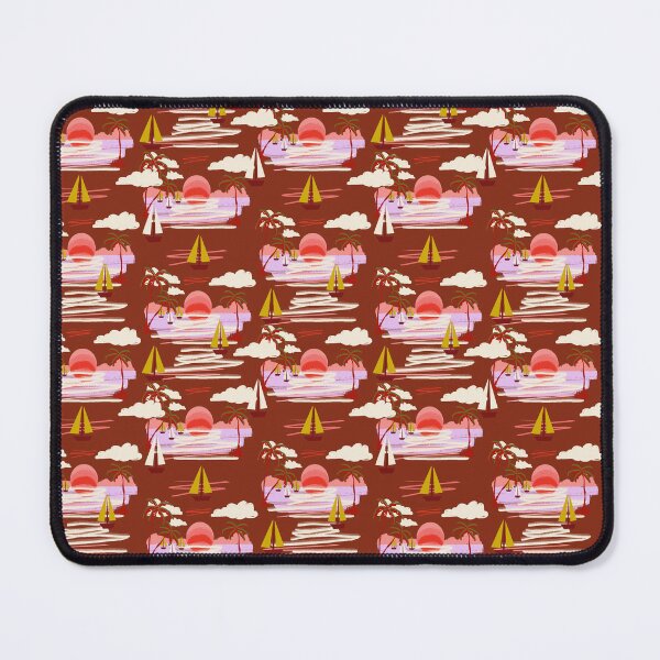 Item preview, Sunsets on the Ocean dark red designed and sold by LorlovesDesign.