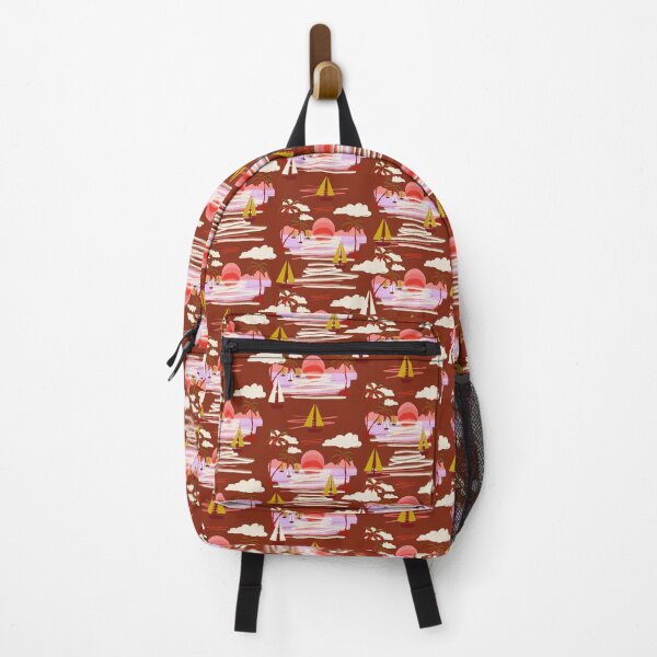 Item preview, Sunsets on the Ocean dark red designed and sold by LorlovesDesign.
