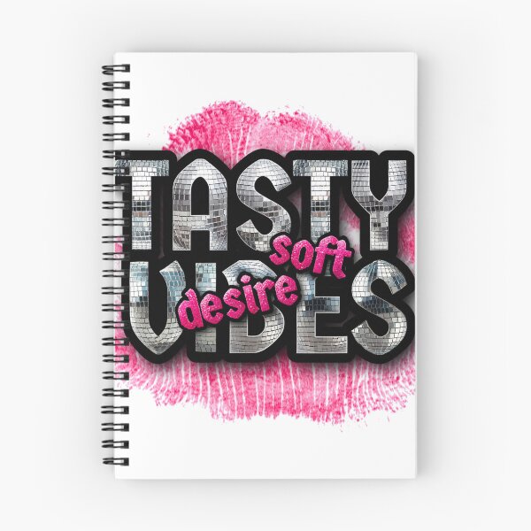 Item preview, Pink Lips Tasty Vibes Typography | Soft Desire Romantic Aesthetic Design designed and sold by HIGHSQUARE.