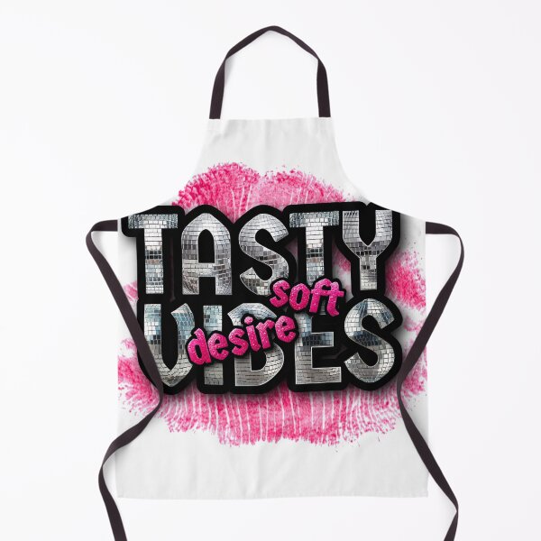 Item preview, Pink Lips Tasty Vibes Typography | Soft Desire Romantic Aesthetic Design designed and sold by HIGHSQUARE.