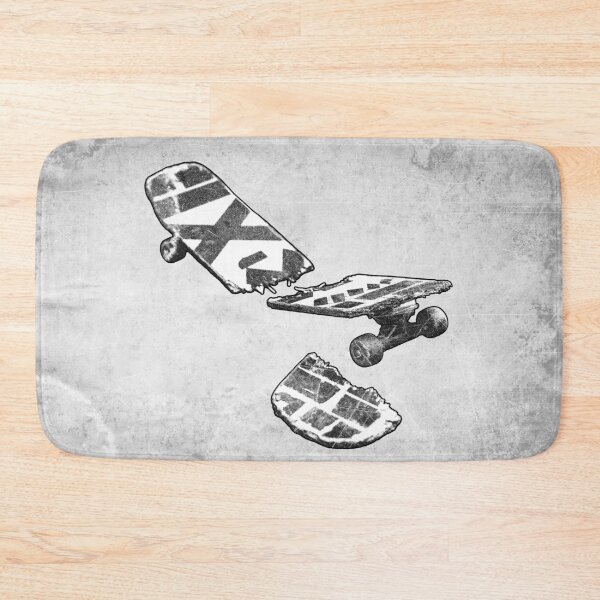 Item preview, Snapped Skateboard Broken Deck  Black and White designed and sold by Ghoul Enterprises.
