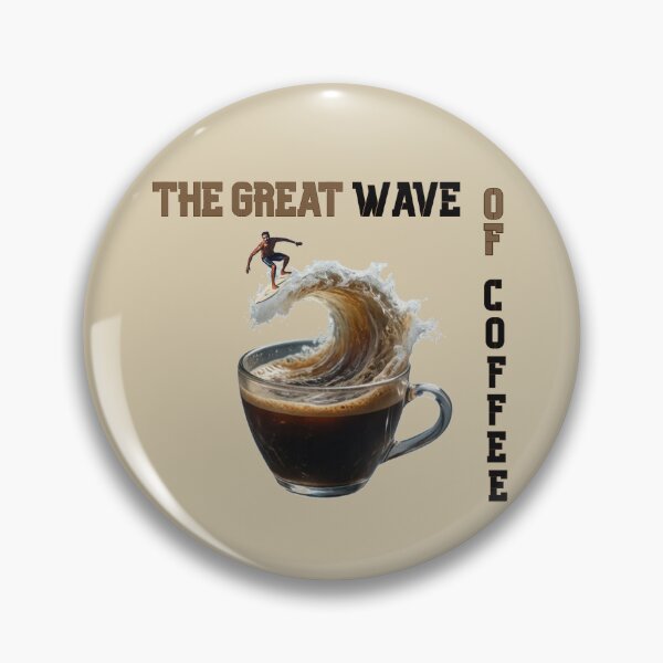 Item preview, The Great Wave Of Coffee designed and sold by Julitasells.