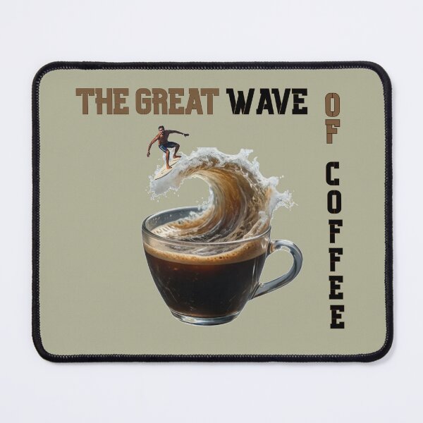 Item preview, The Great Wave Of Coffee designed and sold by Julitasells.