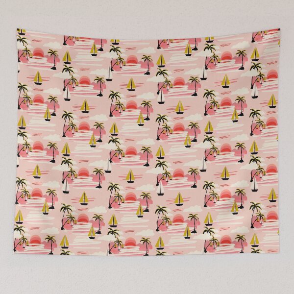 Item preview, Sunsets on the Ocean pink designed and sold by LorlovesDesign.