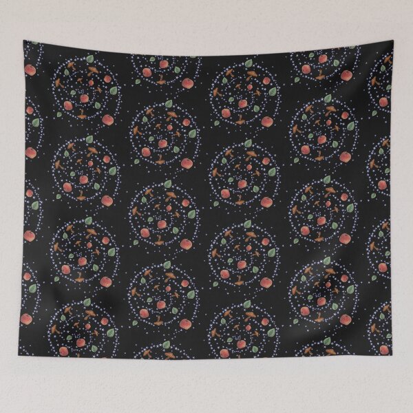 Item preview, Autumn star spiral with apples, leaves and mushrooms designed and sold by creaphyl28.