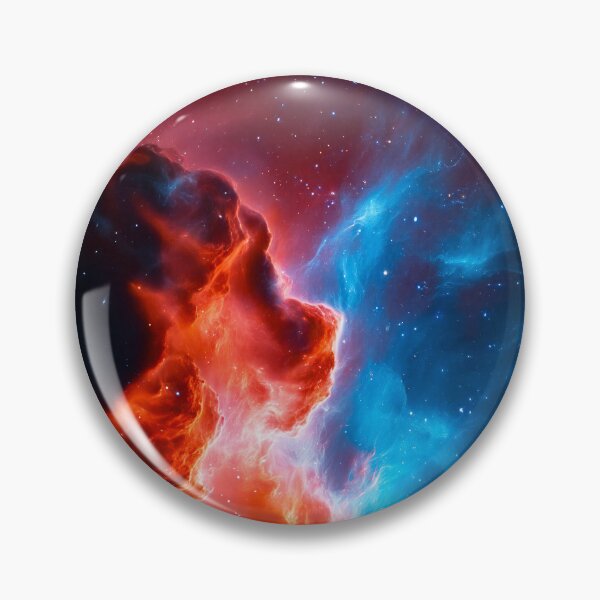 Item preview, Vibrant Cosmic Nebula Explosion Deep Space Galaxy Art Red and Blue Universe Design designed and sold by lematworks.