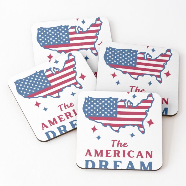 Item preview, USA Map American Flag Silhouette - The American Dream Patriotic Graphic designed and sold by PACS0011.