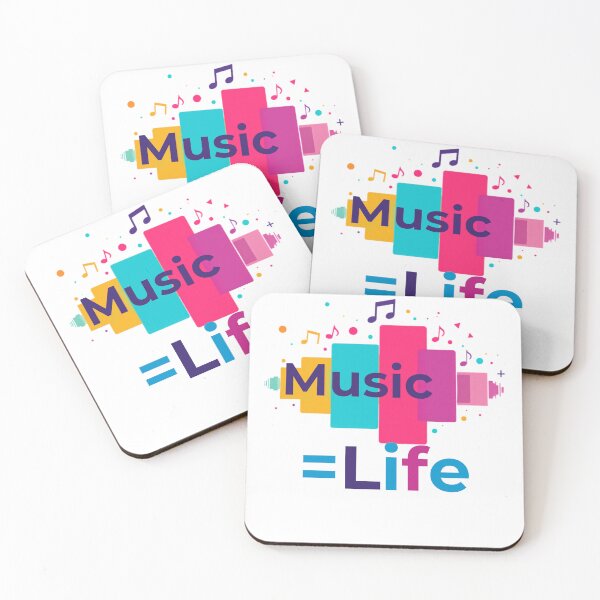 Item preview, Music equals life designed and sold by Thunderklart.