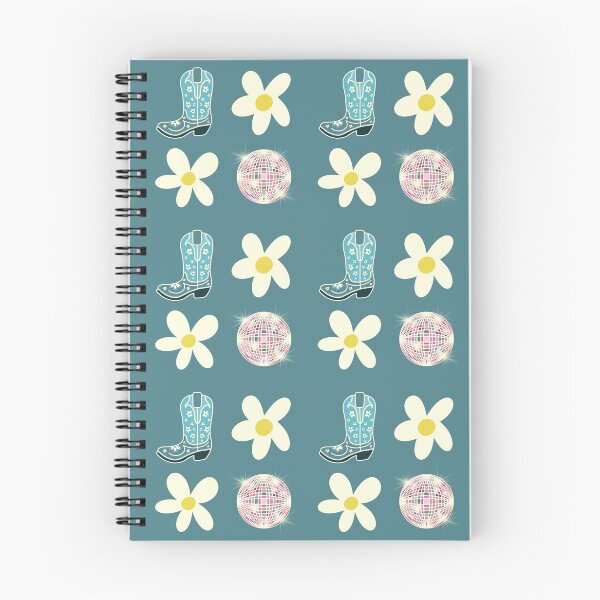 Item preview, Blue Disco Cowgirl Daisy Pattern designed and sold by MoonwillowArt.