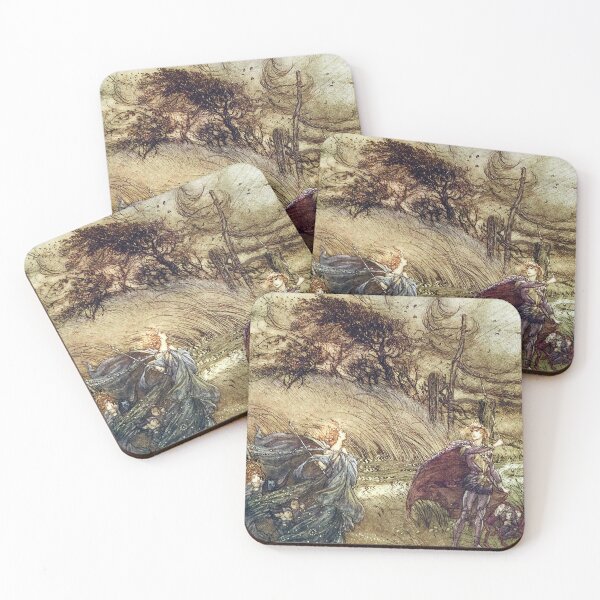 Item preview, Queen Titania and Oberon - Midsummer Night's Dream - Arthur Rackham designed and sold by forgottenbeauty.