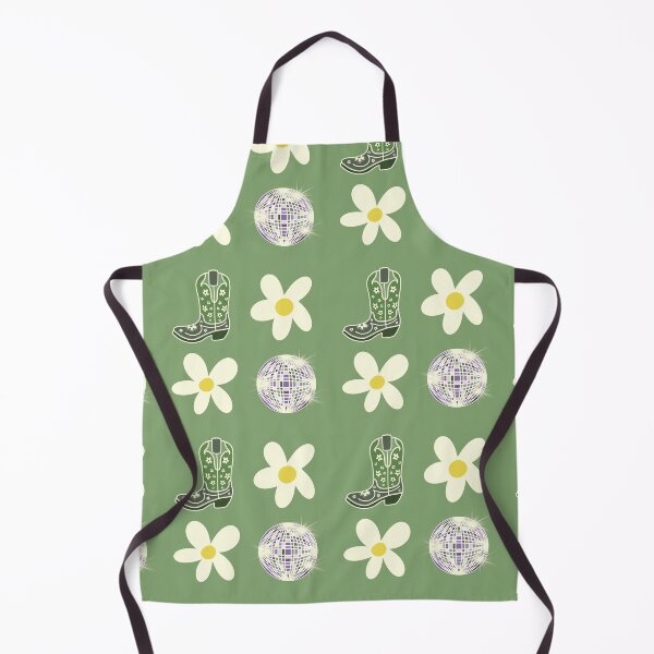 Item preview, Green Disco Cowgirl Daisy Pattern designed and sold by MoonwillowArt.
