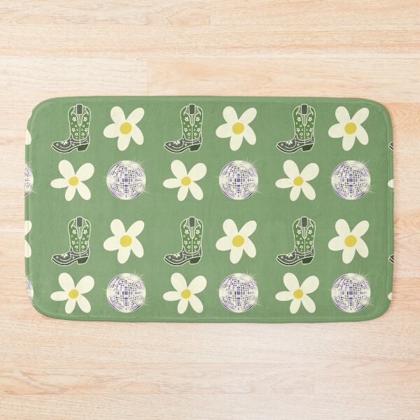 Item preview, Green Disco Cowgirl Daisy Pattern designed and sold by MoonwillowArt.