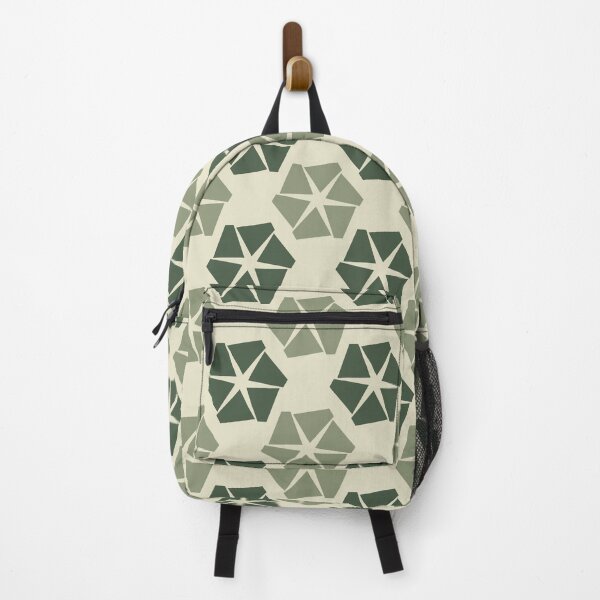 Item preview, Gray asparagus, artichoke & dirty white cracked hexagons designed and sold by Mint + Midnight.