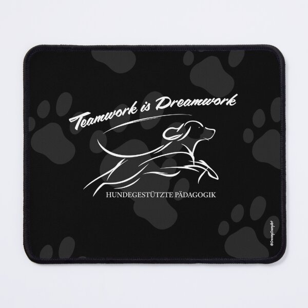 Item preview, School Dog Professional Equipment III I Teamwork is Dreamwork I Black & White Design I by CraazyCrazyArt designed and sold by CraazyCrazyArt.