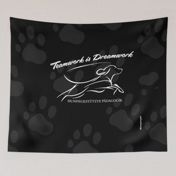 Item preview, School Dog Professional Equipment III I Teamwork is Dreamwork I Black & White Design I by CraazyCrazyArt designed and sold by CraazyCrazyArt.