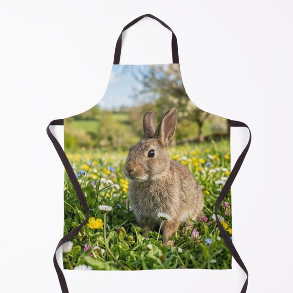 Item preview, Rabbit in a flowery field designed and sold by Malisa345.