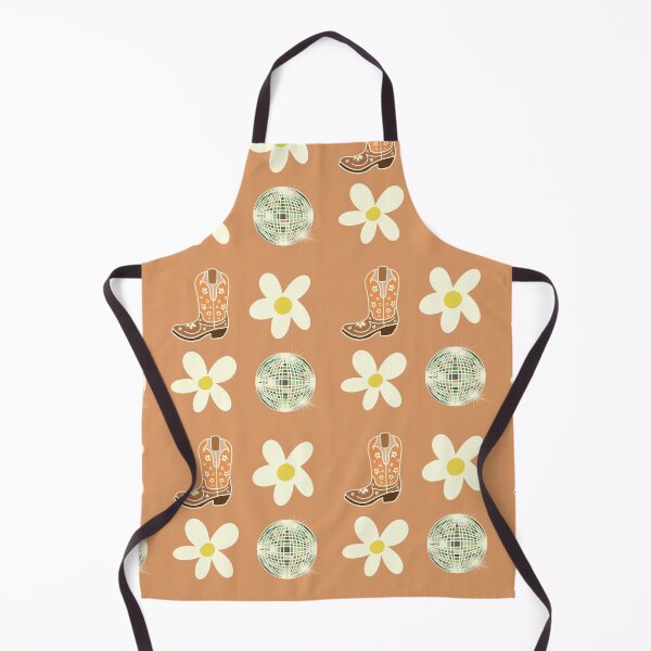 Item preview, Orange Disco Cowgirl Daisy Pattern designed and sold by MoonwillowArt.