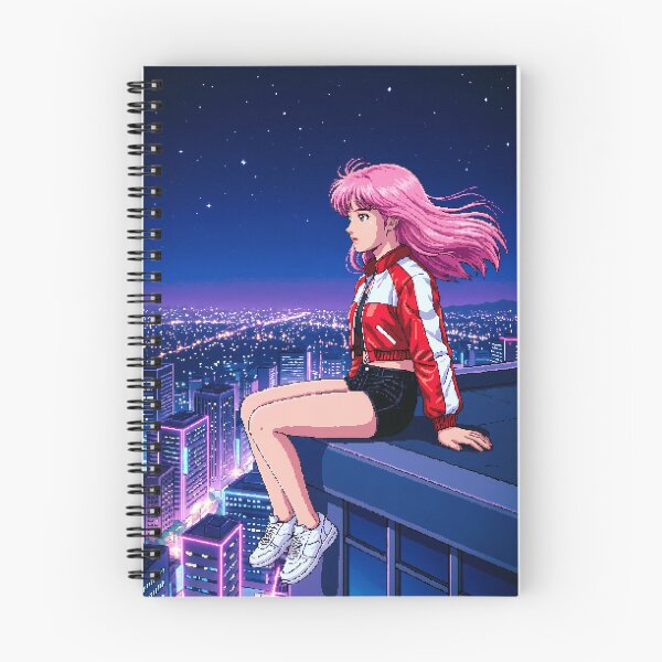 Item preview, Skyscraper Anime Pixel Art designed and sold by BrunoLinuxArt.