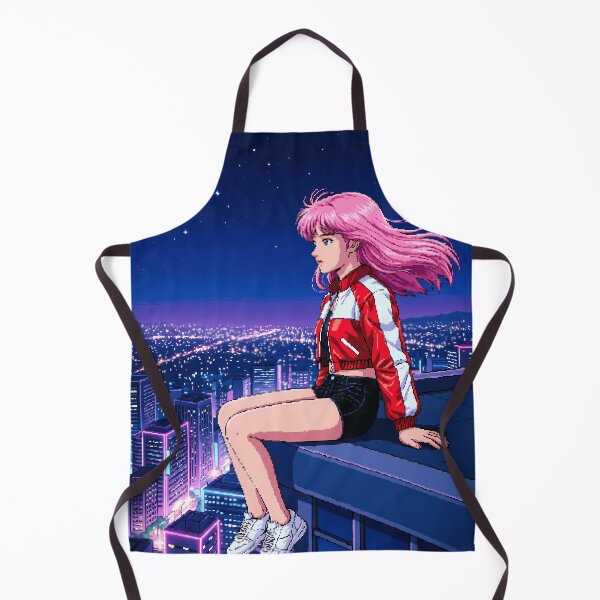 Item preview, Skyscraper Anime Pixel Art designed and sold by BrunoLinuxArt.