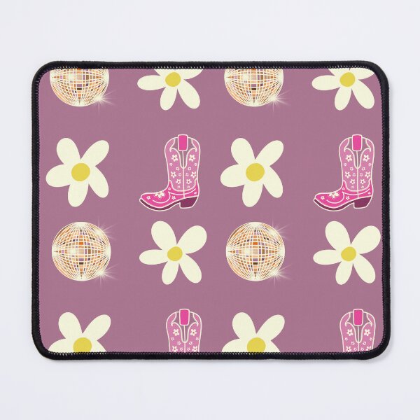 Item preview, Pink Disco Cowgirl Daisy Pattern designed and sold by MoonwillowArt.
