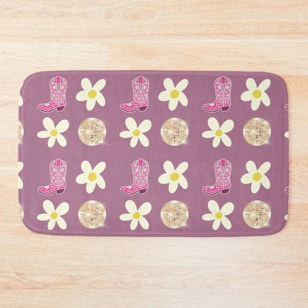 Item preview, Pink Disco Cowgirl Daisy Pattern designed and sold by MoonwillowArt.