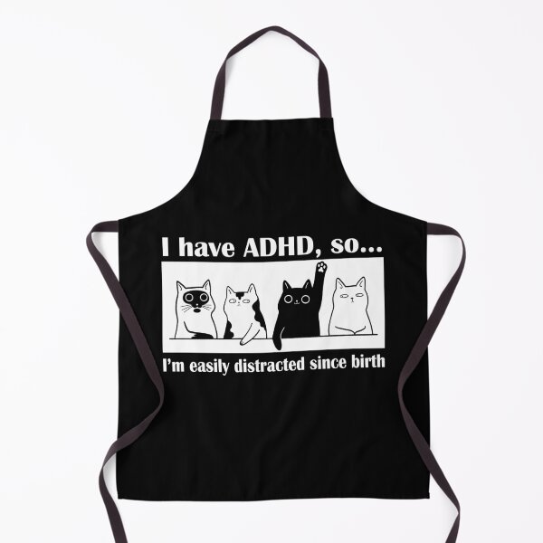 Artikelvorschau, Lustige ADHS-Zitate mit Katzen entworfen und verkauft von GuigShop.