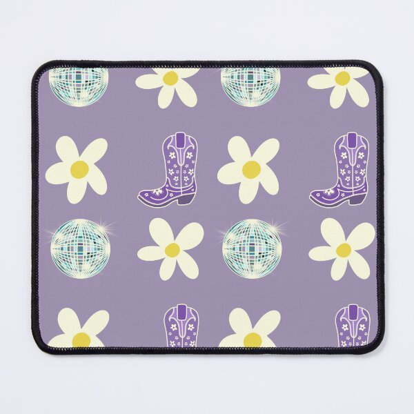Item preview, Purple Disco Cowgirl Daisy Pattern designed and sold by MoonwillowArt.