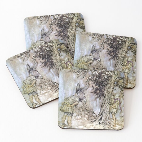 Item preview, Snout and Bottom - Midsummer Night's Dream - Arthur Rackham designed and sold by forgottenbeauty.