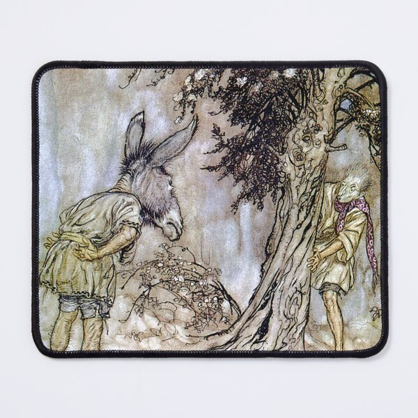 Item preview, Snout and Bottom - Midsummer Night's Dream - Arthur Rackham designed and sold by forgottenbeauty.