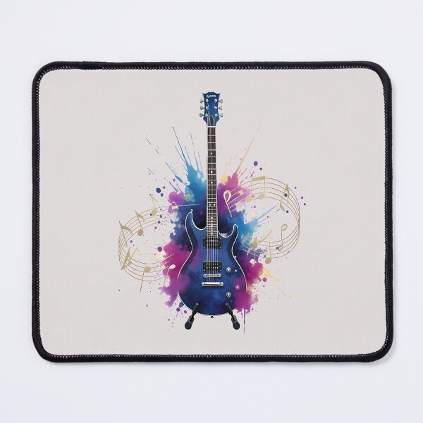 Item preview, Colorful Electric Guitar – Music Is Power  designed and sold by Art-Arcade6.