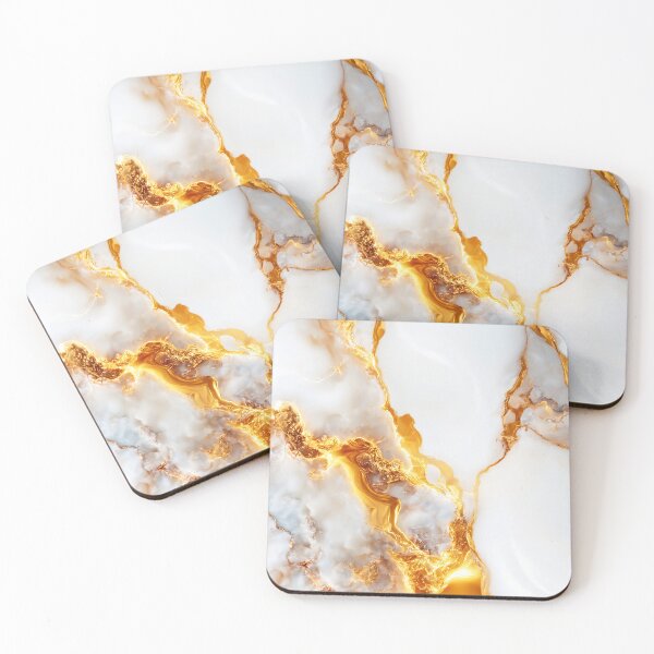 Item preview, Liquid Gold Marble Flow Luxurious Abstract Texture designed and sold by lematworks.
