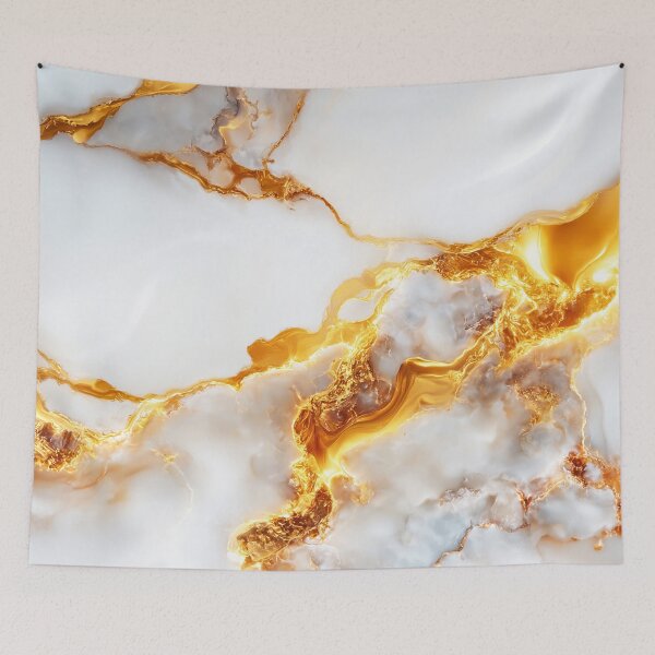 Item preview, Liquid Gold Marble Flow Luxurious Abstract Texture designed and sold by lematworks.