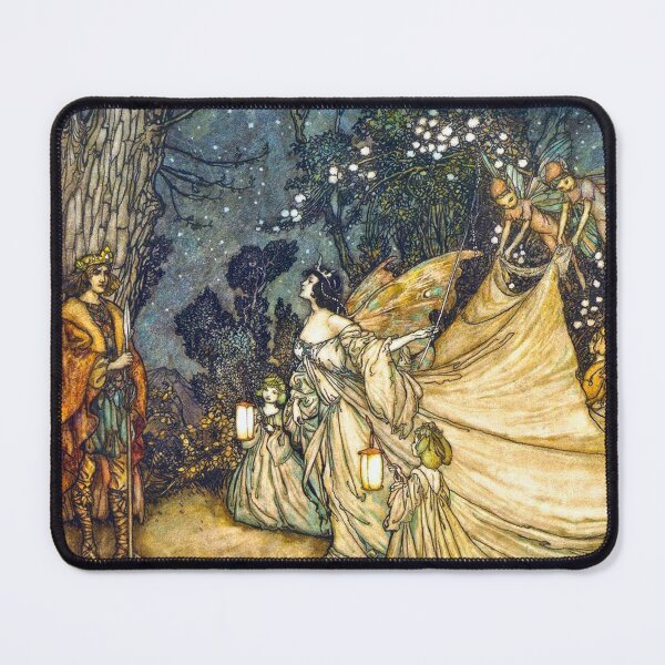 Item preview, Titania and Oberon Meet - Midsummer Night's Dream - Arthur Rackham designed and sold by forgottenbeauty.