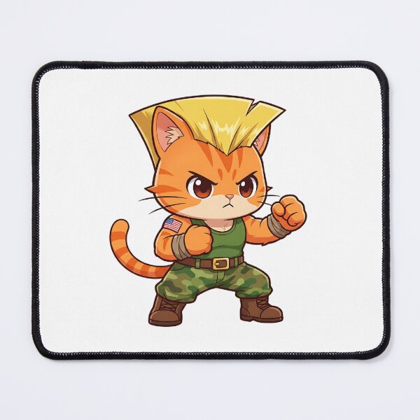 Item preview, Cute Soldier Cat Fighter Kawaii Style designed and sold by CuteKats.