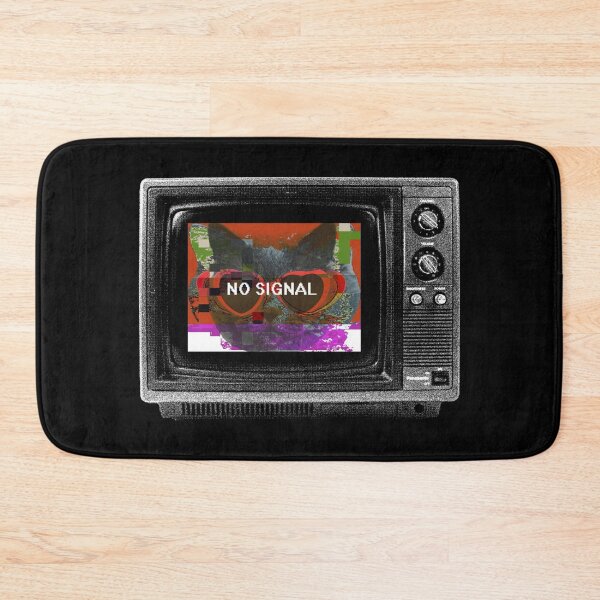 Item preview, Broken Stream Cat - VHS Glitch designed and sold by TV-PUNK.