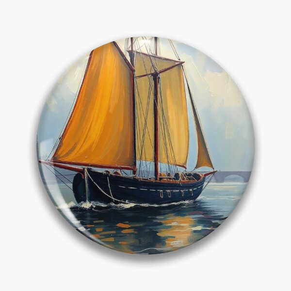 Item preview, A sailing boat on the Thames River. designed and sold by oldMastersofart.