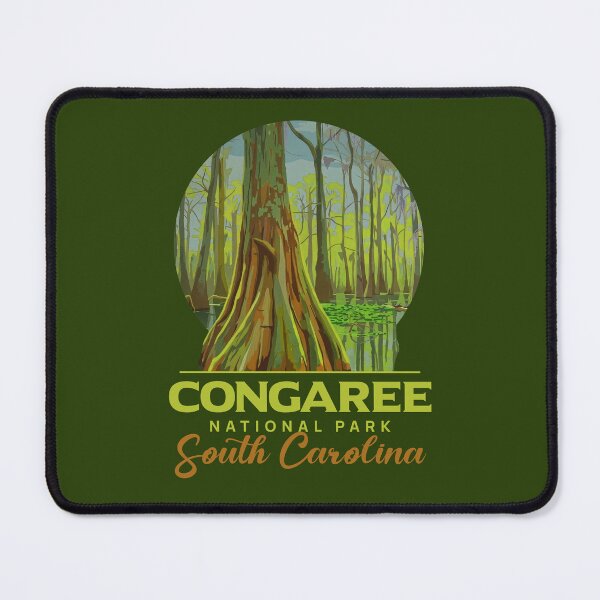 Item preview, Congaree National Park South Carolina Nature Vintage Art designed and sold by LinaValearte.