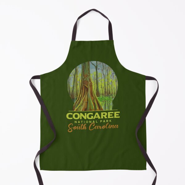 Item preview, Congaree National Park South Carolina Nature Vintage Art designed and sold by LinaValearte.