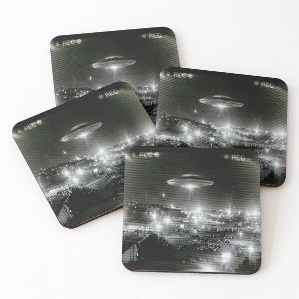 Item preview, Retro UFO Sighting VHS Glitch Night Surveillance designed and sold by lematworks.