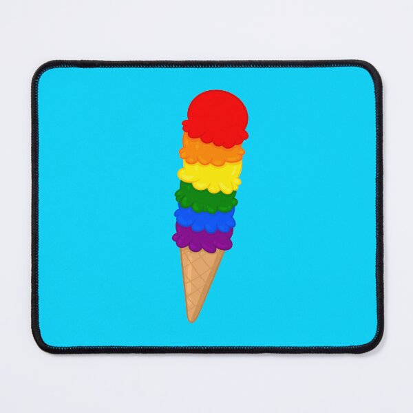 Item preview, Rainbow Pride Flag Ice Cream Cone designed and sold by Sahira820.