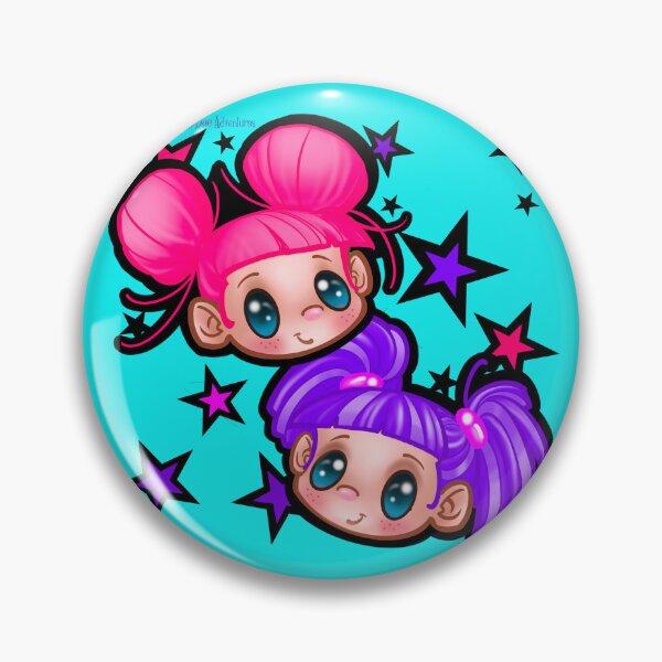 Item preview, Izzy and Dee Adventures stars designed and sold by MetroINKbooks.